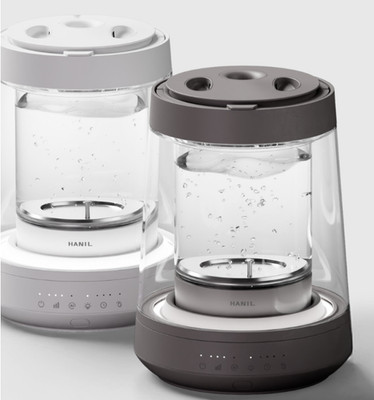 Hanil Large Capacity Warm Mist Humidifier 3L Baby Safe Glass Stainless 2026