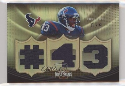 2010 Topps Triple Threads Relics Gold 5/9 Ben Tate #TTR-36 Rookie RC 0f6