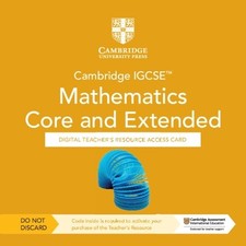 Image of Cambridge IGCSE Mathematics Core and Extended Digital Teache... - 9781009298216