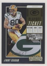 2018 Panini Contenders Playoff Ticket 150/175 Jimmy Graham #65 8k4