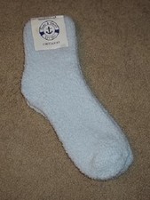 NWT 1 Pair Women's Fluffy Fuzzy Socks Blue Tint by Yacht Smith