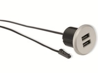 Quatpower Usb-Einbau-Lader UL-5USB3.4, 5V-/3,4A, 2-Fach