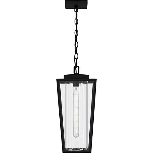 Quoizel JET1909 Jett 9"W Outdoor Mini Pendant - Black - Picture 7 of 8