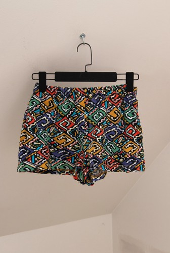 Missoni, Missoni Mare Vintage Women's Multicolor 90's Printed Cotton Shorts Size S