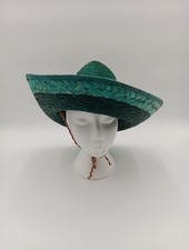 Sombrero Mexican Hat Mexico Straw Sinaloa Green Large Dress Up Costumes Party