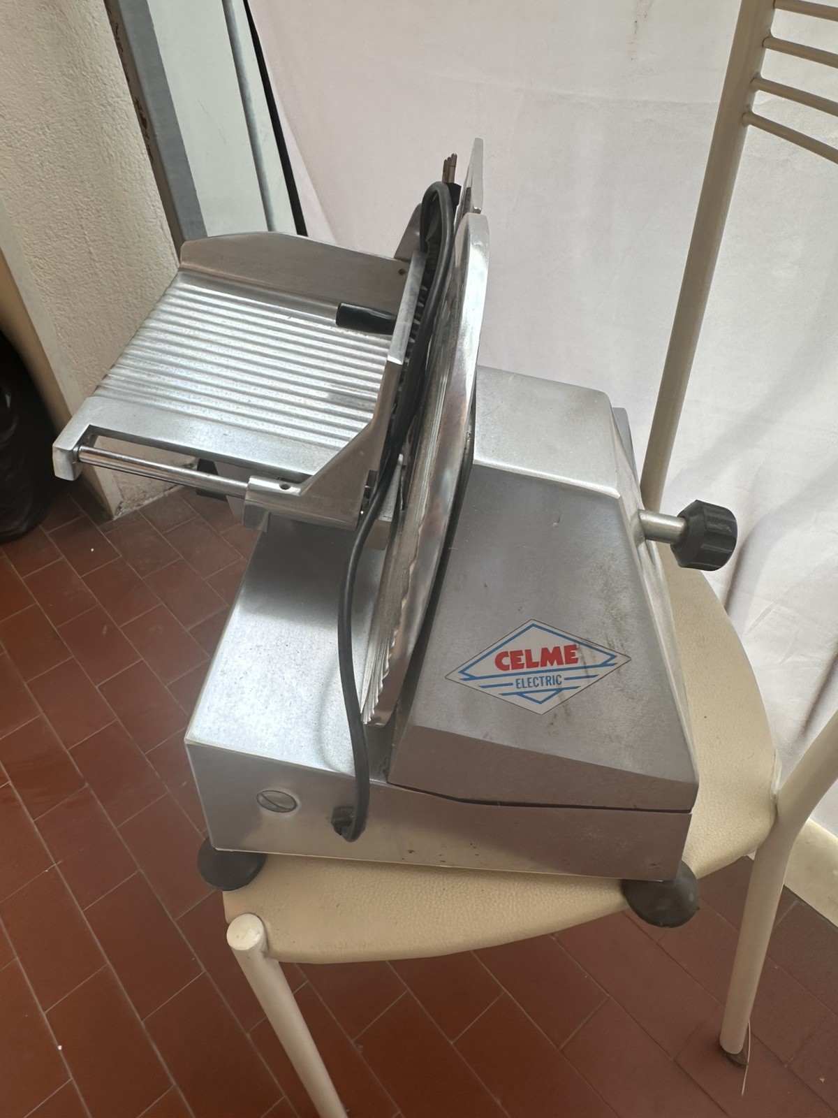 Affettatrice Elettrica CELME Professional - Lama 250mm / 25 cm - Acciaio Inox