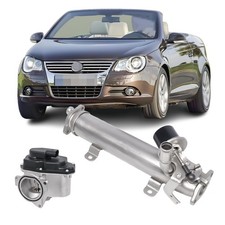 AGR-Ventil Abgasrückführungsventil Kühler für VW Eos 1F 2.0 TDI Motorcode CBAB