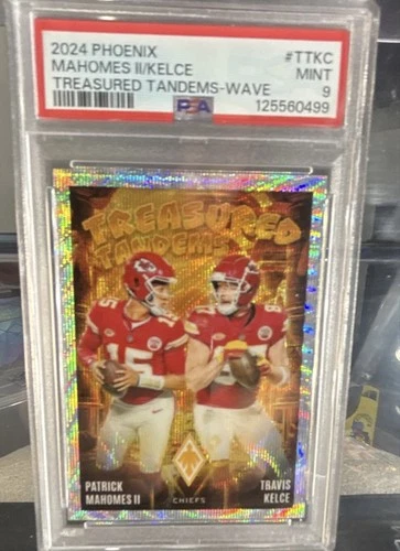 2024 Panini Phoenix - Treasured Tandems Patrick Mahomes II, Travis Kelce PSA 9