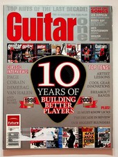 Guitar One Magazine Feb 2006 10th Anniversary Decade Review Future