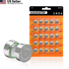 kunying AG13 LR44 Batteries 25 Pack   1.5V Alkaline Button Coin Cell 25