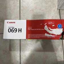 Genuine Canon 069H Cyan Toner C. High Capacity F Shipping DU Damaged Box