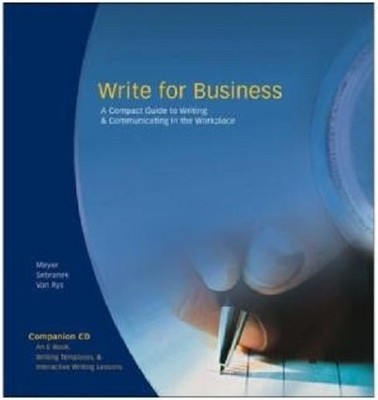 WRITE SOURCE: WRITE FOR BUSINESS BOOK AND -ROM PACKAGE By Great Source EXCELLENT
