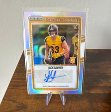 2025 Panini Prizm Significant Signatures Jack Sawyer #SSI-JSR RC Auto Steelers