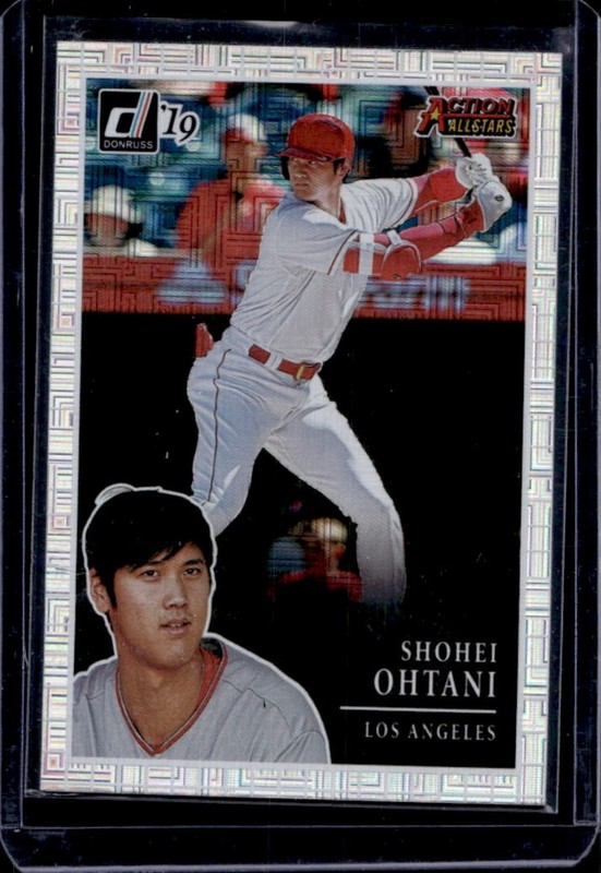 2019 Panini Donruss Shohei Ohtani Action All-Stars Vector #AA4 Angels