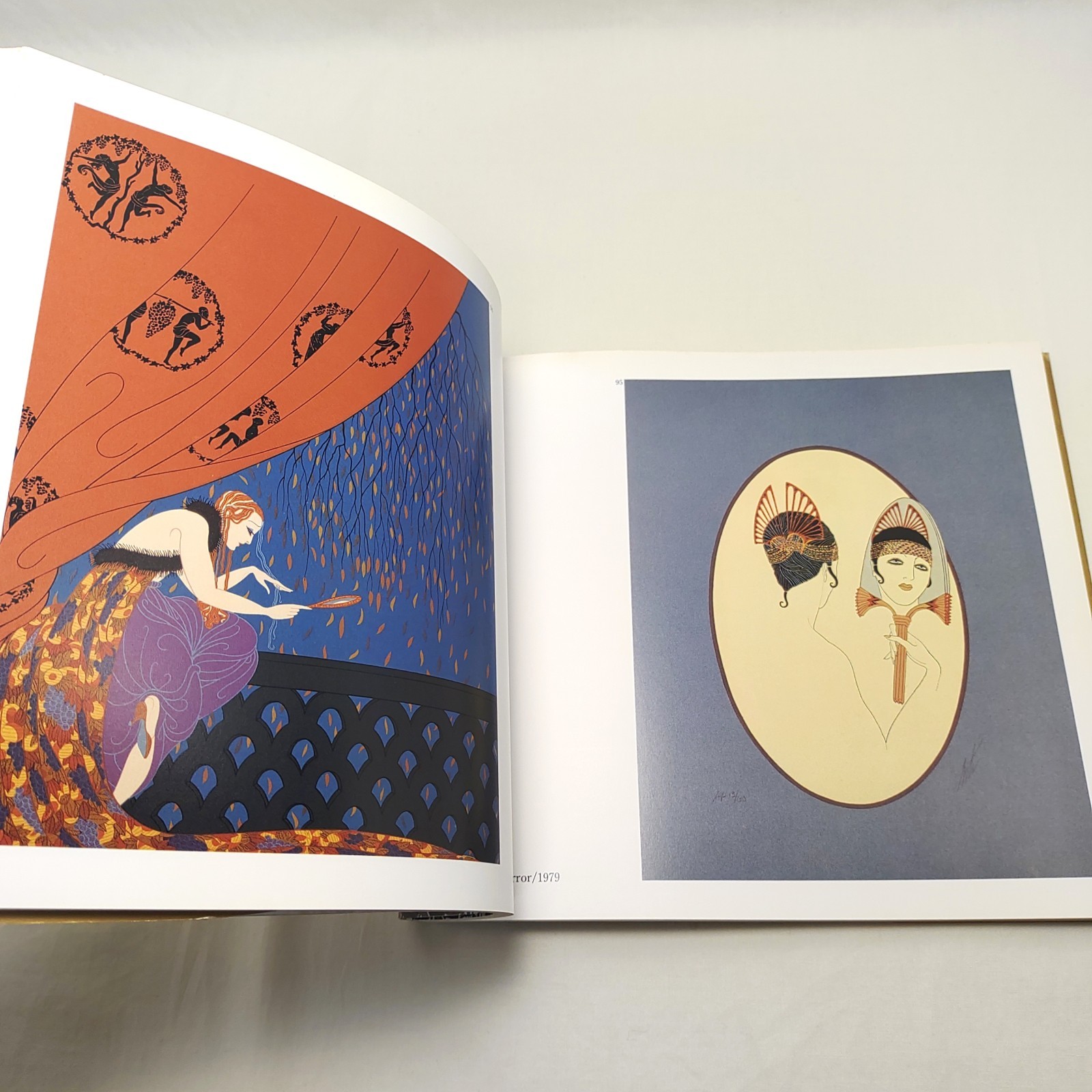 OOP Japanese Erte Art Deco Book Leader of Art Deco His Trail Through the Century