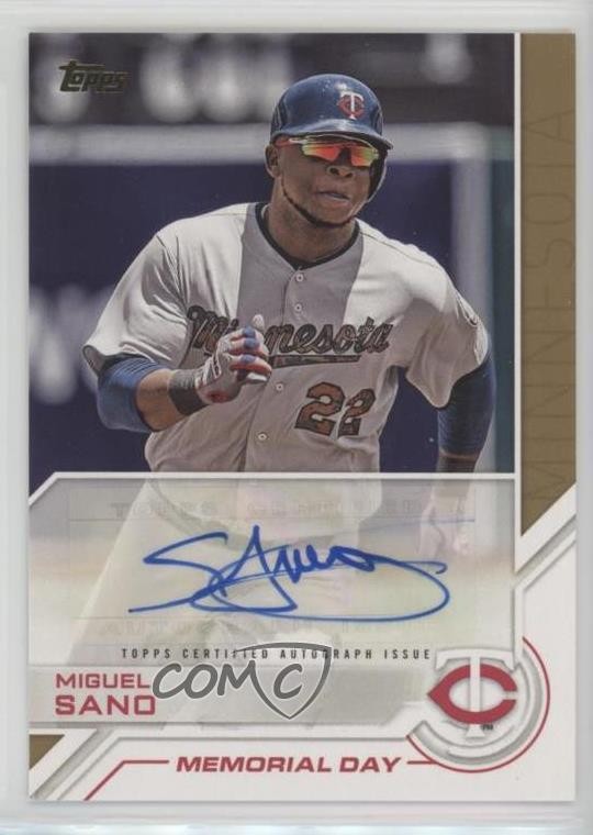 Miguel Sano #TSA-MSA 2017 Topps Baseball Salute Autographs