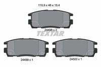1X Textar 2449801 Bremsbelagsatz Scheibenbremse FüR Gmc Holden Saturn