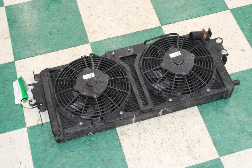 07-10 GT500 5.4L Motor Engine Intercooler Radiator W/ Cooling Fans OEM Factory Foto 2 de 4