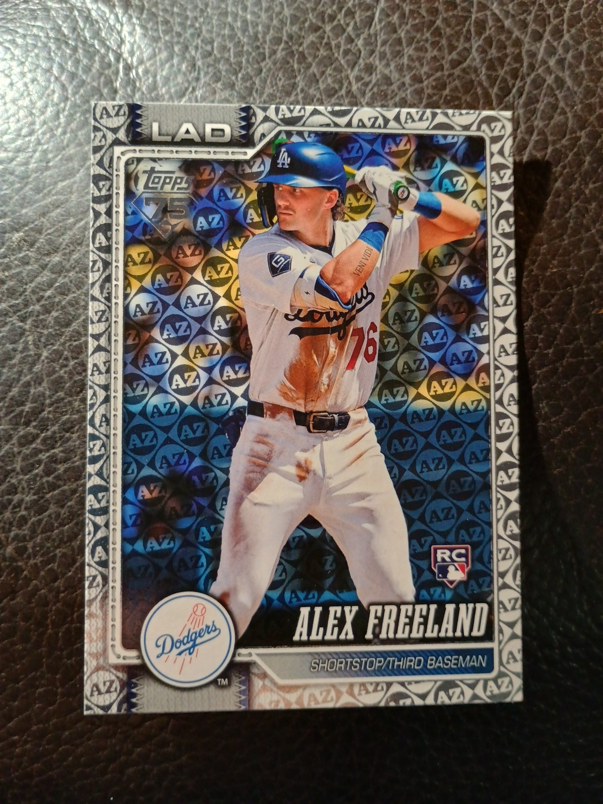 2026 Topps Series 1 Spring Training Parallel #74 Alex Freeland RC