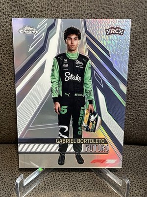  Gabriel Bortoleto 2025 Topps Chrome Formula 1 Futuro - SSP Case Hit RC Audi