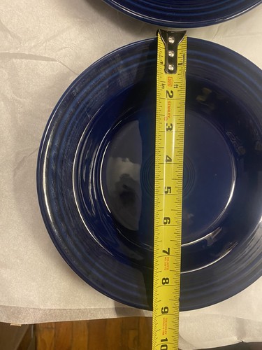 Set Of 8 Homer Laughlin 9” Large Size Bowls Fiesta Ware Cobalt Blue -NEW - - Picture 4 of 22