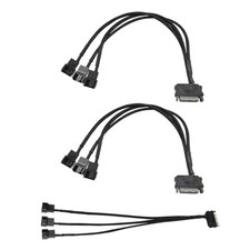 15Pin To 4Pin Fan Splitter Cable For PC Cooling Power Expansion Converter