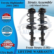 Monroe Genuine Oem Front Struts For 2001-2003 Toyota Highlander 4x4 9yr Warranty