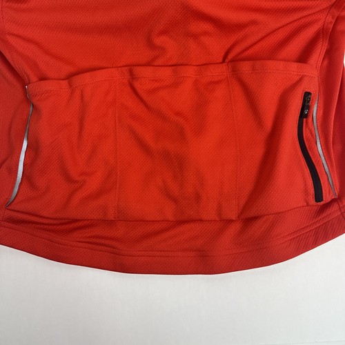 Bontrager Men’s Cycling Jersey Shirt Size L Fitted Red Short Sleeve Zip Up - Picture 6 of 10