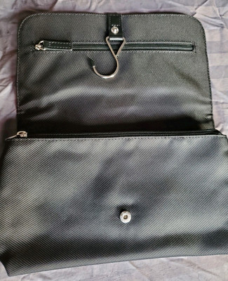 ARMANI Men's Black Travel Pouch w/ Case