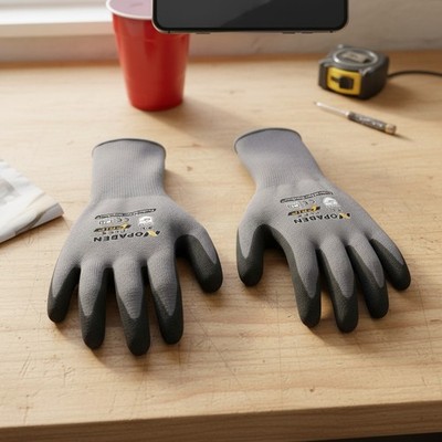 Arbeitshandschuhe Herren Montagehandschuhe Nylon Nitril 24er Pack