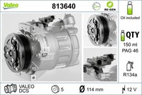 Valeo 813640 Kompressor, Klimaanlage For Ford Volvo Volvo (Changan)