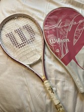 Wilson "Hope" Tennis Racket Pink 4 1/4 L2 Breast Cancer Awareness, Length: 27"