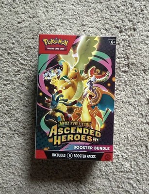 Pokemon TCG Ascended Heroes Booster Bundle New Factory Sealed