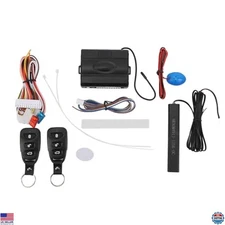 Universal Keyless Entry & Remote Start Kit with Trunk Release & Car Alarm System