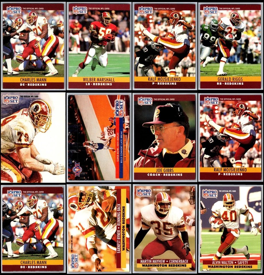 Pro Set Washington Redskins (50) Card Lot - MUST-HAVE ITEM – ONLY TODAY! - Image 3 of 4