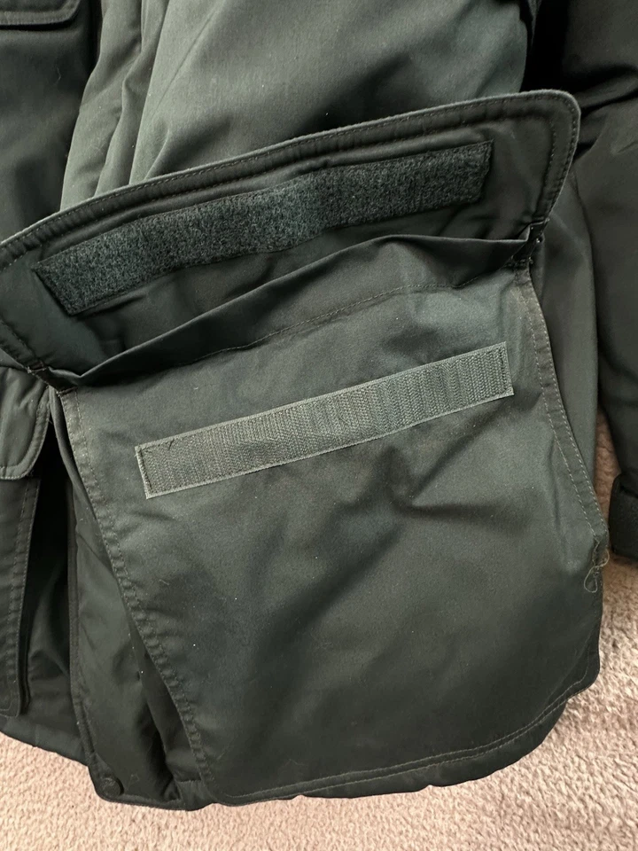 Chaqueta Parka Cabelas Premier Northern Plumón de Ganso Para Hombre 2XL Verde Con Capucha Cálida Foto 3 de 4