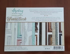Mintay Papers - Frame Book 6X8 Paper pad with Elements for Fussy Cutting