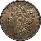USA 1897 Morgan Dollar - in archival holder w/ printed insert