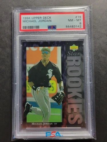 1994 Upper Deck MICHAEL JORDAN #19 Star Rookies RC PSA 8 NM-MT