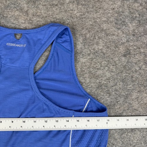 Icebreaker GT 150 Ultralite Tank Top Merinowolle Stretch Blau Damen Große L - Bild 10 von 12