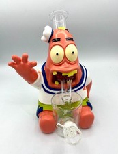 9" Collectible Silicone Smoking Water Pipe Bong Tobacco Durable Glass Bowl