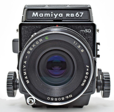 Mamiya RB67 Pro SD + Sekor C 90mm f3.8 Lens + 120 Film Back JAPAN [NEAR MINT]