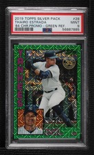2019 Topps Update Silver Pack Green 43/99 Thairo Estrada PSA 9 MINT 07b3