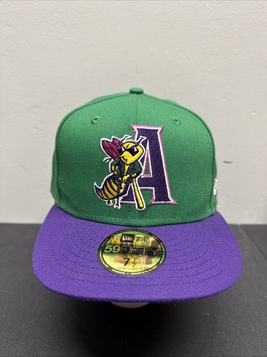 MILB New Era 5950 Hat Augusta GreenJackets Cap Size 7 1/2 Genuine Minor League