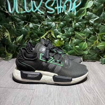 Adidas NMD G1 Originals Men's Size 11.5 Black White Green Running Shoes IE4559