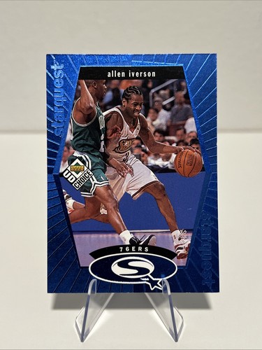 Allen Iverson [Blue] #SQ20 1998 UD Choice Starquest card