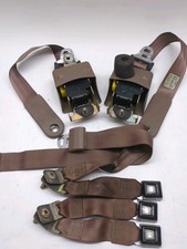 1992-97 Ford Truck F150 F250 Extended Super Cab Rear Seat Belts Buckle Mocha Tan