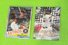 Jordan Alvarez 2020 topps Chrome RC Lot 2  Rookie Inserts