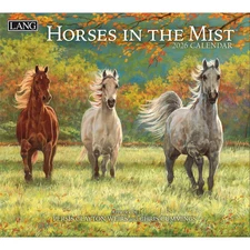 Lang Companies,  Horses in the Mist 2026 Wall Calendar by Persis Clayton Weirs,