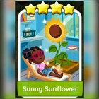 1 x Sunny Sunflower (⭐️⭐️⭐️⭐️) - Set 12 - Mono_Poly_Go Stickers - Best Service